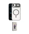 ieg™ iPhone 17 Air Kılıf Yadigar Asil Koleksiyonu - Siyah Bilvis 3D Cam Ekran Koruyucu