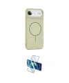 ieg™ iPhone 17 Air Kılıf Yankı Form Serisi - Siyah 3D Antistatik Cam Ekran Koruyucu