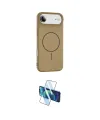 ieg™ iPhone 17 Air Kılıf Yankı Form Serisi - Siyah 3D Antistatik Cam Ekran Koruyucu