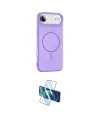ieg™ iPhone 17 Air Kılıf Yankı Form Serisi - Siyah 3D Antistatik Cam Ekran Koruyucu