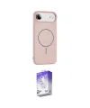 ieg™ iPhone 17 Air Kılıf Yankı Form Serisi - Siyah Bilvis 5in1 3D Magic Cam Ekran Koruyucu