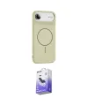 ieg™ iPhone 17 Air Kılıf Yankı Form Serisi - Siyah Bilvis 5in1 5D Magic Hayalet Cam Ekran Koruyucu