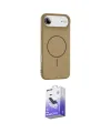 ieg™ iPhone 17 Air Kılıf Yankı Form Serisi - Siyah Bilvis 5in1 5D Magic Hayalet Cam Ekran Koruyucu