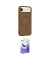 ieg™ iPhone 17 Air Kılıf Yankı Form Serisi - Siyah Bilvis 5in1 5D Magic Hayalet Cam Ekran Koruyucu