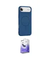 ieg™ iPhone 17 Air Kılıf Yankı Form Serisi - Siyah Bilvis 5in1 5D Magic Hayalet Cam Ekran Koruyucu