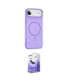 ieg™ iPhone 17 Air Kılıf Yankı Form Serisi - Siyah Bilvis 5in1 5D Magic Hayalet Cam Ekran Koruyucu