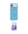 ieg™ iPhone 17 Air Kılıf Yankı Form Serisi - Siyah Bilvis 5in1 5D Magic Hayalet Cam Ekran Koruyucu