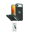 ieg™ iPhone 17 Air Kılıf Yörünge Çizgi - Şeffaf Pasifik Cam Ekran Koruyucu