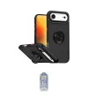 ieg™ iPhone 17 Air Kılıf Yörünge Çizgi - Siyah Joko Magic 5D Cam