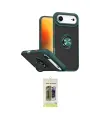 ieg™ iPhone 17 Air Kılıf Yörünge Çizgi - Siyah Joko Magic 5D Hayalet Cam