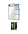 ieg™ iPhone 17 Air Kılıf Yörünge Form - Şeffaf 360 Full Body Arka Koruyucu