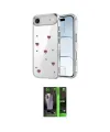 ieg™ iPhone 17 Air Kılıf Yörünge Form - Şeffaf 360 Full Body Arka Koruyucu