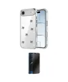 ieg™ iPhone 17 Air Kılıf Yörünge Form - Siyah 3D Antistatik Hayalet Cam Ekran Koruyucu