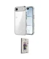 ieg™ iPhone 17 Air Kılıf Yörünge Form - Siyah Bilvis 3D Cam Ekran Koruyucu