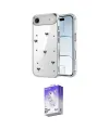 ieg™ iPhone 17 Air Kılıf Yörünge Form - Siyah Bilvis 5in1 3D Magic Cam Ekran Koruyucu
