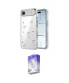 ieg™ iPhone 17 Air Kılıf Yörünge Form - Siyah Bilvis 5in1 3D Magic Cam Ekran Koruyucu