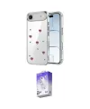 ieg™ iPhone 17 Air Kılıf Yörünge Form - Siyah Bilvis 5in1 3D Magic Cam Ekran Koruyucu
