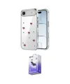 ieg™ iPhone 17 Air Kılıf Yörünge Form - Siyah Bilvis 5in1 5D Magic Hayalet Cam Ekran Koruyucu