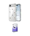 ieg™ iPhone 17 Air Kılıf Yörünge Form - Siyah Bilvis 5in1 5D Magic Hayalet Cam Ekran Koruyucu