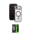 ieg™ iPhone 17 Air Kılıf Zirve Doku Prime - Şeffaf 360 Full Body Arka Koruyucu