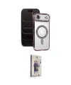ieg™ iPhone 17 Air Kılıf Zirve Doku Prime - Siyah Bilvis 3D Cam Ekran Koruyucu