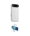 ieg™ iPhone 17 Air Kılıf Zirve Modern Prime - Siyah 3D Antistatik Cam Ekran Koruyucu