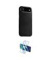 ieg™ iPhone 17 Air Kılıf Zirve Modern Prime - Siyah 3D Antistatik Cam Ekran Koruyucu