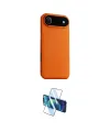 ieg™ iPhone 17 Air Kılıf Zirve Modern Prime - Siyah 3D Antistatik Cam Ekran Koruyucu