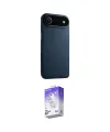 ieg™ iPhone 17 Air Kılıf Zirve Modern Prime - Siyah Bilvis 5in1 3D Magic Cam Ekran Koruyucu