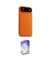 ieg™ iPhone 17 Air Kılıf Zirve Modern Prime - Siyah Bilvis 5in1 3D Magic Cam Ekran Koruyucu