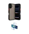 ieg™ iPhone 17 Kılıf Ahenk Çizgi Serisi - Siyah 3D Antistatik Seramik Nano Ekran Koruyucu