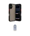 ieg™ iPhone 17 Kılıf Ahenk Çizgi Serisi - Siyah Joko Magic 5D Cam