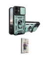 ieg™ iPhone 17 Kılıf Ahenk Klasik - Siyah Bilvis 3D Cam Ekran Koruyucu