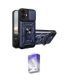 ieg™ iPhone 17 Kılıf Ahenk Klasik - Siyah Bilvis 5in1 3D Magic Cam Ekran Koruyucu