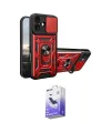 ieg™ iPhone 17 Kılıf Ahenk Klasik - Siyah Bilvis 5in1 5D Magic Hayalet Cam Ekran Koruyucu