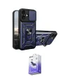 ieg™ iPhone 17 Kılıf Ahenk Klasik - Siyah Bilvis 5in1 5D Magic Hayalet Cam Ekran Koruyucu