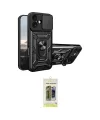 ieg™ iPhone 17 Kılıf Ahenk Klasik - Siyah Joko Magic 5D Hayalet Cam