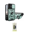 ieg™ iPhone 17 Kılıf Ahenk Klasik - Siyah Joko Magic 5D Hayalet Cam