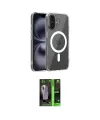 ieg™ iPhone 17 Kılıf Ahenk Minimal Serisi - Siyah 360 Mat Full Body Arka Koruyucu