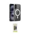 ieg™ iPhone 17 Kılıf Ahenk Minimal Serisi - Siyah Joko Magic 5D Hayalet Cam