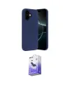 ieg™ iPhone 17 Kılıf Ahenk Serisi - Siyah Bilvis 5in1 5D Magic Hayalet Cam Ekran Koruyucu