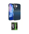 ieg™ iPhone 17 Kılıf Doruk Serisi - Şeffaf 360 Full Body Arka Koruyucu