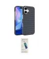 ieg™ iPhone 17 Kılıf Doruk Serisi - Şeffaf Pasifik Cam Ekran Koruyucu