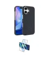 ieg™ iPhone 17 Kılıf Doruk Serisi - Siyah 3D Antistatik Seramik Nano Ekran Koruyucu