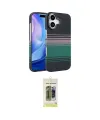 ieg™ iPhone 17 Kılıf Doruk Serisi - Siyah Joko Magic 5D Hayalet Cam