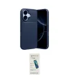ieg™ iPhone 17 Kılıf Eksen Form Prime - Şeffaf Pasifik Cam Ekran Koruyucu