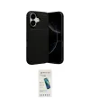 ieg™ iPhone 17 Kılıf Eksen Form Prime - Şeffaf Pasifik Cam Ekran Koruyucu