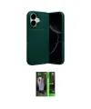 ieg™ iPhone 17 Kılıf Eksen Form Prime - Siyah 360 Mat Full Body Arka Koruyucu