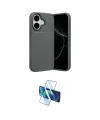 ieg™ iPhone 17 Kılıf Eksen Form Prime - Siyah 3D Antistatik Cam Ekran Koruyucu