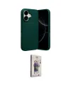 ieg™ iPhone 17 Kılıf Eksen Form Prime - Siyah Bilvis 3D Cam Ekran Koruyucu
